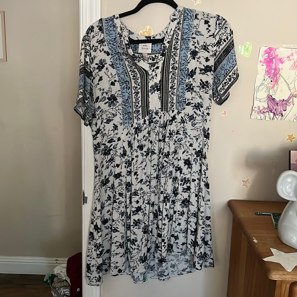 Mini shift tee shirt dress